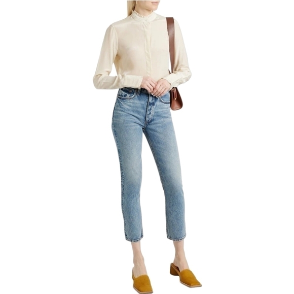 rag & bone Nina High Rise Ankle Cigarette Jeans, Size 32, NWT - Picture 1 of 16